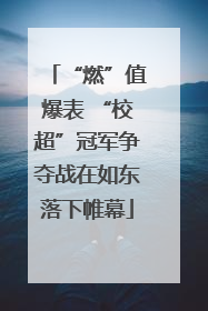 “燃”值爆表 “校超”冠军争夺战在如东落下帷幕