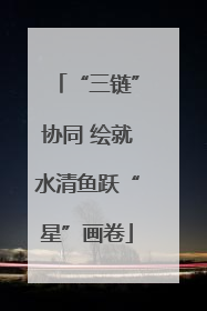 “三链”协同 绘就水清鱼跃“星”画卷