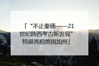“不止秦俑——21世纪陕西考古新发现”特展亮相美国加州