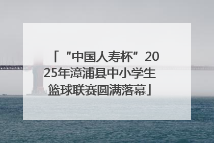 “中国人寿杯”2025年漳浦县中小学生篮球联赛圆满落幕