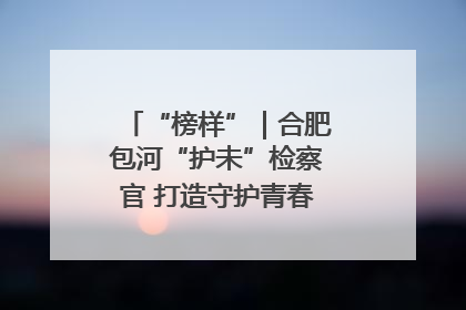 “榜样”｜合肥包河“护未”检察官 打造守护青春成长的永恒灯塔
