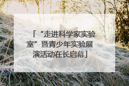 “走进科学家实验室”暨青少年实验展演活动在长启幕