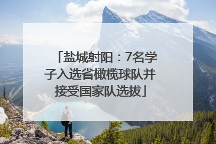 盐城射阳：7名学子入选省橄榄球队并接受国家队选拔