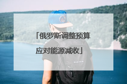 俄罗斯调整预算应对能源减收