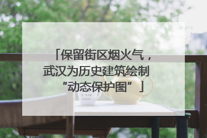 保留街区烟火气，武汉为历史建筑绘制“动态保护图”