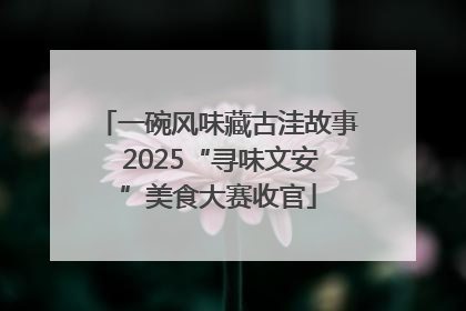 一碗风味藏古洼故事 2025“寻味文安”美食大赛收官