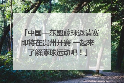 中国—东盟藤球邀请赛即将在贵州开赛 一起来了解藤球运动吧！