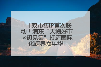 双市集IP首次联动！浦东“天物好市×初见集”打造国际化跨界嘉年华