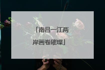 南昌一江两岸画卷璀璨