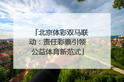 北京体彩双马联动：责任彩票引领公益体育新范式