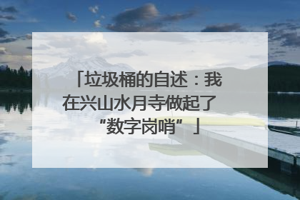 垃圾桶的自述：我在兴山水月寺做起了“数字岗哨”