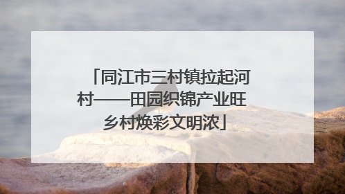 同江市三村镇拉起河村——田园织锦产业旺 乡村焕彩文明浓