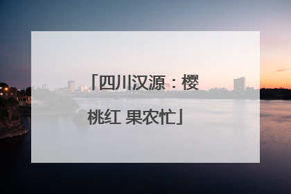 四川汉源：樱桃红 果农忙