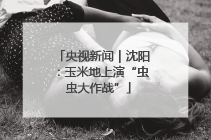 央视新闻｜沈阳：玉米地上演“虫虫大作战”