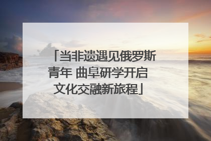当非遗遇见俄罗斯青年 曲阜研学开启文化交融新旅程