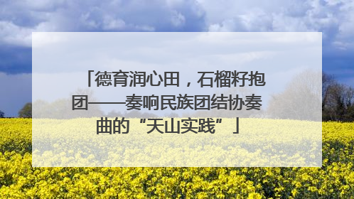 德育润心田，石榴籽抱团——奏响民族团结协奏曲的“天山实践”