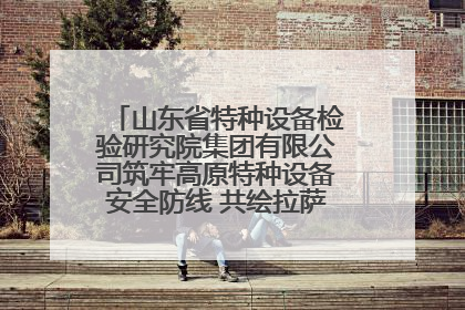 山东省特种设备检验研究院集团有限公司筑牢高原特种设备安全防线 共绘拉萨美好生活画卷