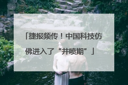 捷报频传！中国科技仿佛进入了“井喷期”