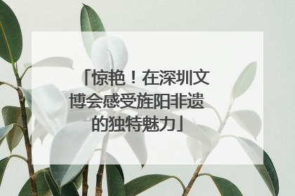 惊艳！在深圳文博会感受旌阳非遗的独特魅力