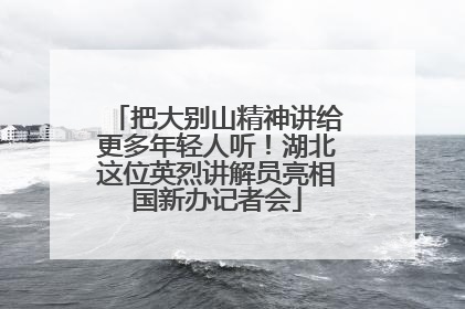 把大别山精神讲给更多年轻人听！湖北这位英烈讲解员亮相国新办记者会