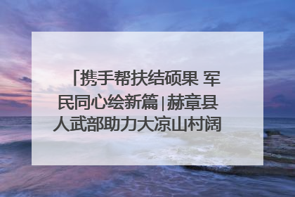 携手帮扶结硕果 军民同心绘新篇∣赫章县人武部助力大凉山村阔步乡村振兴路