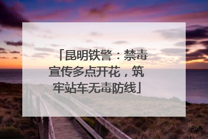 昆明铁警：禁毒宣传多点开花，筑牢站车无毒防线