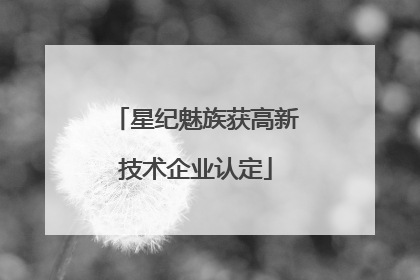 星纪魅族获高新技术企业认定