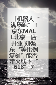 机器人“满场跑”！京东MALL北京二店开业 刘强东“等比例复刻”能否带火线下“618”？