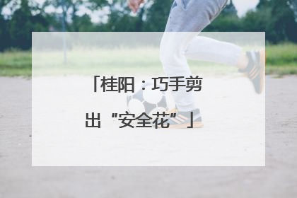 桂阳：巧手剪出“安全花”