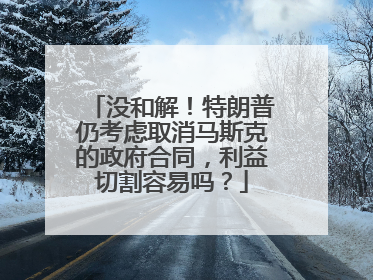 没和解！特朗普仍考虑取消马斯克的政府合同，利益切割容易吗？