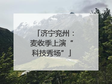 济宁兖州：麦收季上演“科技秀场”