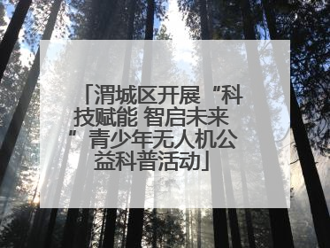 渭城区开展“科技赋能 智启未来”青少年无人机公益科普活动