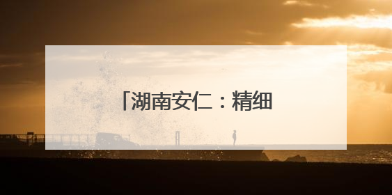 湖南安仁：精细治理靓“颜值” 规范有序增活力