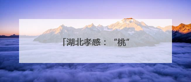 湖北孝感：“桃”醉盛夏 味美杨店