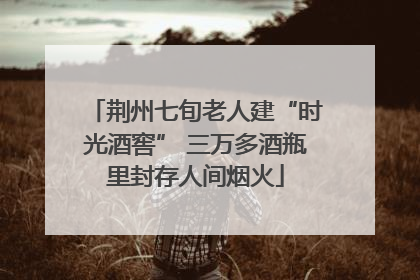 荆州七旬老人建“时光酒窖” 三万多酒瓶里封存人间烟火