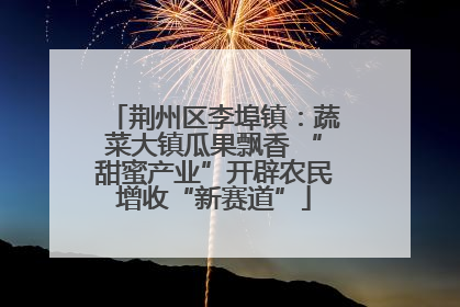荆州区李埠镇：蔬菜大镇瓜果飘香 “甜蜜产业”开辟农民增收“新赛道”