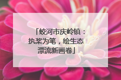 蛟河市庆岭镇：执桨为笔，绘生态漂流新画卷