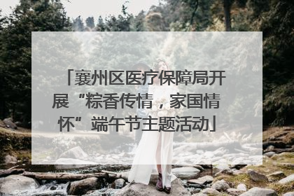 襄州区医疗保障局开展“粽香传情，家国情怀”端午节主题活动
