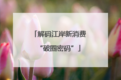 解码江岸新消费“破圈密码”
