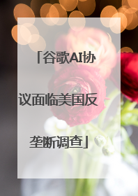 谷歌AI协议面临美国反垄断调查