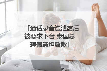 通话录音遭泄露后被要求下台 泰国总理佩通坦致歉