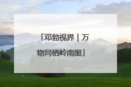 邓勃视界｜万物同栖岭南图