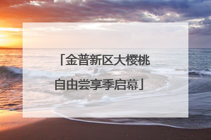 金普新区大樱桃自由尝享季启幕