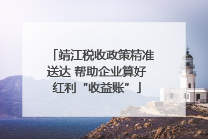 靖江税收政策精准送达 帮助企业算好红利“收益账”