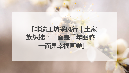 非遗工坊采风行｜土家族织锦：一面是千年图腾 一面是幸福画卷