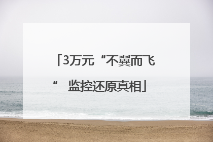 3万元“不翼而飞” 监控还原真相