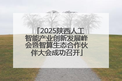 2025陕西人工智能产业创新发展峰会暨智算生态合作伙伴大会成功召开
